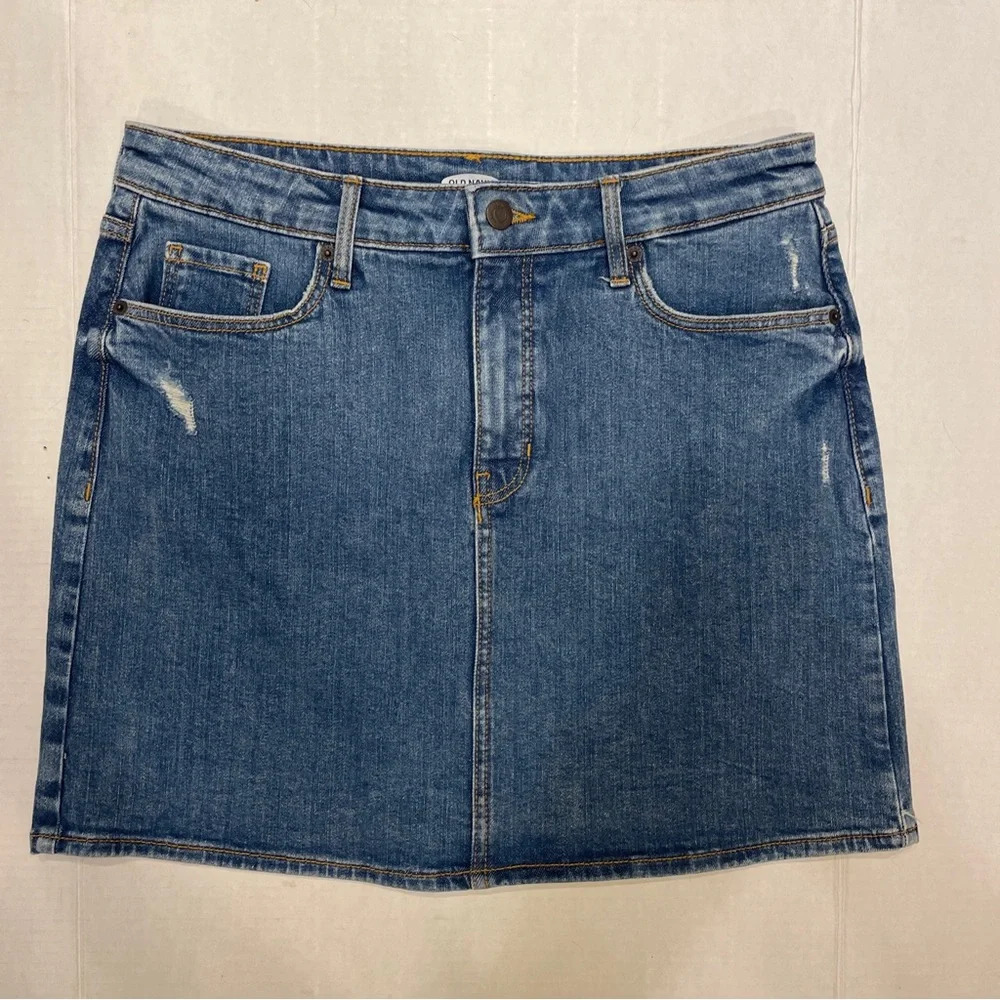 Old Navy Denim Jean Mini Skirt Size 8